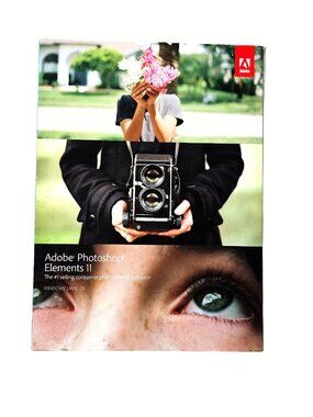 Adobe Photoshop Elements 11 Photo Editing Software DVD Windows Mac USA 2012